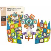 3D magnetiniai konstravimo blokeliai, apžvalgos ratas, 155 dalys