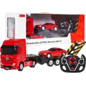 Rastar Mercedes-Benz Actros + AMG GT automobilis (1:24)