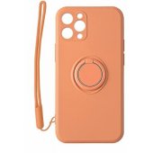 "Pastel Ring Silicone Back Case Galaxy S22 Plus 5G" Oranžinis