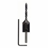 Wood drill with countersink 5x15 - 2608596392
