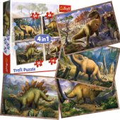 Trefl Puzzle 4in1 Curious Dinosaurs 34383 Trefl p8