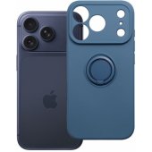 Silicone Ring Case with Stand iPhone 17 Pro/ 18 Pro Blue