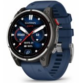 Quatix 8 Pro 47mm juodas/ mėlynas 010-03198-51
