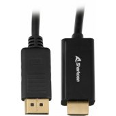 Displayport 1.2 to HDMI 4K 1 m Black