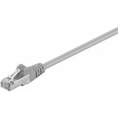 50126 CAT 5e jungiamasis kabelis, F/ UTP 0.5 m pilkas