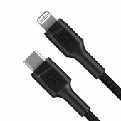 Power Stream USB-C / Lightning 1m juodas