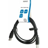 USB-A to USB-B USB2.0 2m Black