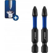 Dedra Phillips PH2x50mm impact screwdriver bits, 2pcs blister.