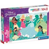 Clementoni Puzzle 104 Maxi Super Color Princess