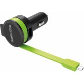 Car Device Charger Black/ Green