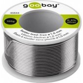 Goobay cyna lutownicza bezołowiowa 1mm 100g (40844)