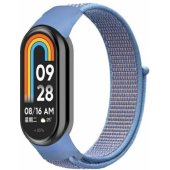 Mi Band 8 / 9/ NFC nailoninis kilpinis dirželis, mėlynas