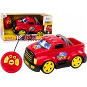 Animacinis automobilis, valdomas nuotoliniu būdu, šviesos ir garsai, raudonas