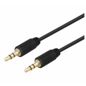 Garso laidas 3,5 mm - 3,5 mm 2m juodas