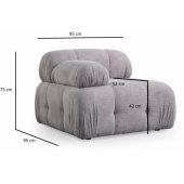 Petite 1R - Light Grey