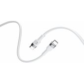 Forever lankstus laidas USB-C - USB-C 2,0 m 60W baltas