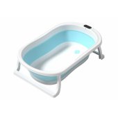 Folding Bathtub Non-slip Feet Blue