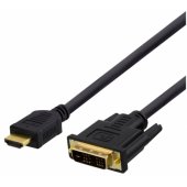 Cable HDMI DVI FHD 5m Black