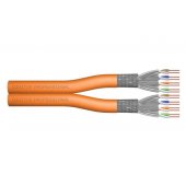Digitus Professional Cat7 S/ FTP montavimo kabelis dvigubas, Dca (oranžinis)