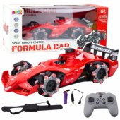 RC automobilio dūmų efektas, 2.4G, raudonas