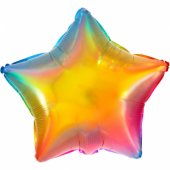 Folinis balionas „Star“ 48cm Yummy Gummy vaivorykštė