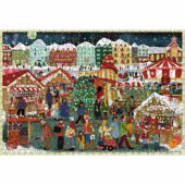 Ravensburger medinė dėlionė – Kalėdų turgus, 500 detalių