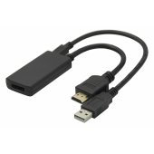 HDMI - DisplayPort adapter, 4K/ 60Hz adapter 0.2m Black