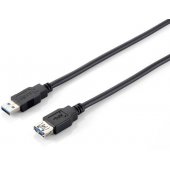 128399 USB-A 3m Black