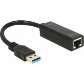 Adapteris USB 3.0 - RJ45 juodas