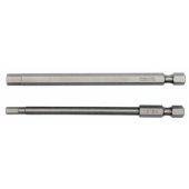 Yato Hex apsaugoti atsuktuvų antgaliai 4x100mm 6x100mm 1/ 4 2 vnt. (Y