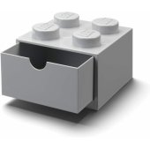 Room Copenhagen LEGO Desk Drawer 4 , storage box (grey, knobs)
