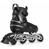 Blackwheels Flex Pro reguliuojamos riedučios laisvalaikiui, juodos, dydis L