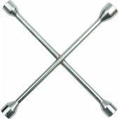 Vorel polished cross wheel wrench 17x19x21x23mm 57010