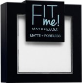 Fit Me! matinė ir poras maskuojanti presuota pudra 090 permatoma 9g