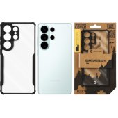 Quantum Stealth Cover Samsung Galaxy S26 Ultra Clear-Black