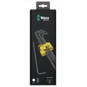 Wera Wera 950/ 9 Hex-Plus Imperial 1 – L formos raktų rinkinys, colinis, BlackLaser