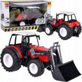 _7604420 Large Red Tractor with Moving Arm and Big Wheels
