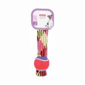 Zolux Twine toy with tennis ball, circle 23 cm