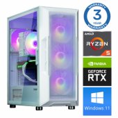 Ryzen 5 5500 16GB 1TB SSD M.2 NVME+2TB RTX3050 6GB WIN11 White