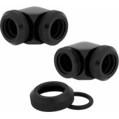 Hydro X Series XF Hardline 90° 12mm OD Twin Black CX-9052022-WW