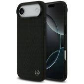 Leather Large Laurel Leave MagSafe Case iPhone Air Black
