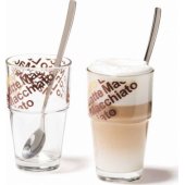 Leonardo 2 stiklinių su šaukšteliais rinkinys Latte Solo - Leonardo (L-042