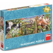_7047009 Dino panoramic puzzle 150 pcs Farm