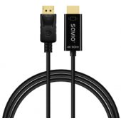 Cl-189 Display Port/ HDMI 4K 60Hz 1,5m Black