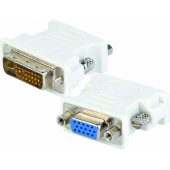 Adapteris DVI-A 24-pin kištukas į VGA 15-pin HD (3 eilių)