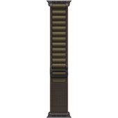 49 mm tamsiai alyvuogių spalvos Alpine Loop, juodo titano apdaila, mažas