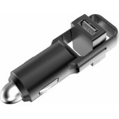 Car charger 2x USB-A 4.8A Black