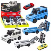 Off-Road Car Metal Hidden Car Light Sound White Blue