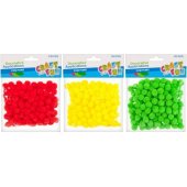 Craft with Fun Ozdoba Dekoracyjna Pompon Kolorowy 3 Mix Pbh Opakowanie