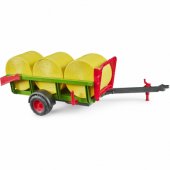 BRUDER round bale collector with 3 round bales
